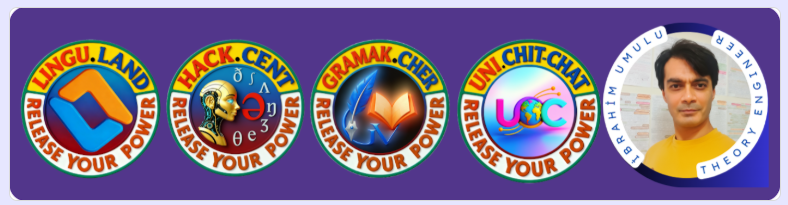 LINGU.LAND, HACK.CENT, GRAMAK.CHER, UNI.CHIT-CHAT - Release your power - İbrahim UMULU, Theory Engineer